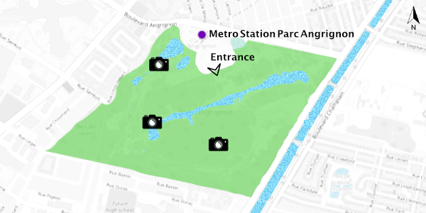 Map Location of Parc Angrignon