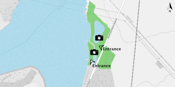 Map Location of Parc de la Frayère, Boucherville
